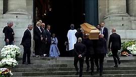 Jane Birkin's coffin carried into Paris church as funeral underway