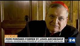 Cardinal Raymond Burke stripped of Vatican apartment, salary