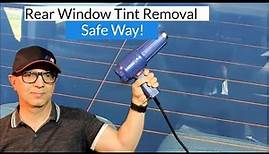 Rear Window Tint Film Removal Tutorial