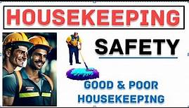 Housekeeping At Workplace | Housekeeping safety | Benefits of Good Housekeeping | Poor Housekeeping