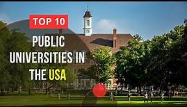 Top 10 Public Universities in USA | Study in USA