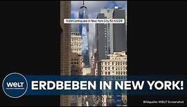 USA: "Erde und Wolkenkratzer wackelten eine Minute!" Erdbeben erschüttert Mega-Metropole New York!