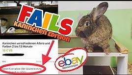 ebay Kleinanzeigen Fails | Kaninchen Edition