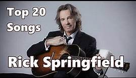 Top 10 Rick Springfield Songs (20 Songs) Greatest Hits