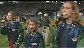 1997 WS Gm1: Hanson performs the national anthem