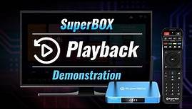 SuperBox S5 Max Playback App Demonstration