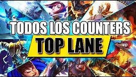 TODOS Los COUNTERS De TOP League Of Legends