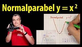 Normalparabel y = x^2 - quadratische Funktionen - Grundlagen | Lehrerschmidt