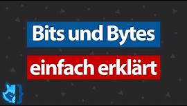 Bits und Bytes einfach erklärt 😉 Unterschied zwischen Bits und Bytes 👨🏻‍💻 In 128 Sek. ⏳ (Coding Fox)