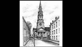 Drawing of St. Philips Church Charleston SC