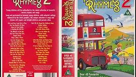 Nursery Rhymes 2 (1990 UK VHS)