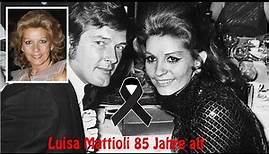 Luisa Mattioli, 85-jährige Ehefrau von Bond-Star Roger Moore, ist gestorben, ein Grund zum Entsetzen