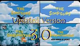 THE SIMPSONS: Full Opening Sequence Evolution & Variations - Updated Version 3.0