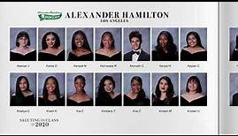 Saluting the Class of 2020 -- Alexander Hamilton High School