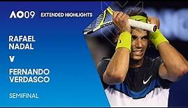 Rafael Nadal v Fernando Verdasco Extended Highlights | Australian Open 2009 Semifinal