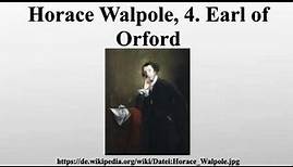 Horace Walpole, 4. Earl of Orford