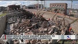 Building collapses in Covington, Tennessee