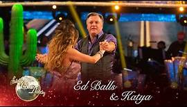 Ed Balls and Katya Jones American Smooth to '(Is This The Way To) Amarillo' - Strictly 2016: Week 5