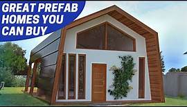 7 Great PREFAB HOMES #1 (some affordable)