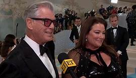 Pierce Brosnan and Wife Keely Make Met Gala Debut and Share Karl Lagerfeld Memories (Exclusive)