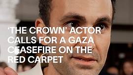 Khalid Abdalla, who plays Dodi Fayed in the series The Crown, has called for a ceasefire in Gaza during an interview on December 5th at the red carpet celebrations for the final episode of season six. “We can’t let this go on for another generation,” he said during the interview. He also spoke about representation in the industry, commenting how rare it is for Western media to portray an Arab character in as much depth as has been possible in this series. “It gives me pride and some sadness that