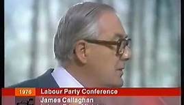 James Callaghan Speech, Labour Party Conference 1976