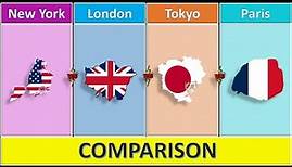 New York vs London vs Tokyo vs Paris Cities Comparison | country deluxe