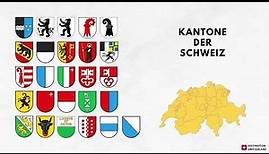 Alle 26 Schweizer Kantone (inkl. Wappen und Fakten)