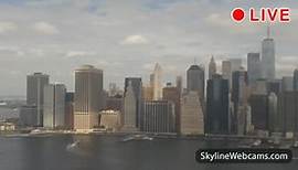 【LIVE】 Webcam New York - Lower Manhattan | SkylineWebcams