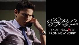 Pretty Little Liars - Holbrook Finds Out About Ezra's Shooting - "EscApe From New York" (5x01)