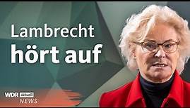 Verteidigungsministerin Christine Lambrecht tritt zurück - das sind die Reaktionen | WDR aktuell