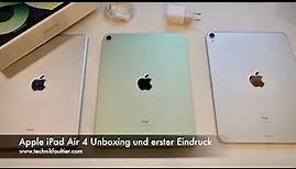 Apple iPad Air 4 Unboxing und erster Eindruck