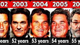 Kurt Russell from 1975 to 2023