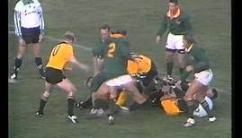 Rugby. Sam Doyle scores two vs Sth Africa.mpg