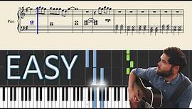Passenger - Let Her Go - EASY Piano Tutorial + Sheets