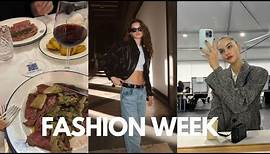 a REALISTIC fashion week vlog ♥ my life as a model, events, shows