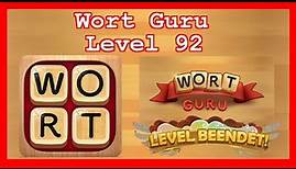 Wort Guru - Level 92 (UPDATE: Februar 2019) - Lösung (Immer aktuell!)