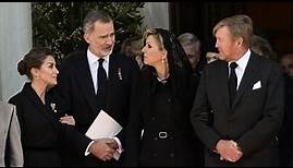 Spaniens Königsfamilie und Royals aus ganz Europa bei Trauerfeier von Konstantin in Griechenland