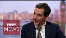 George Osbourne on Andrew Marr (06/09/2015) - BBC News
