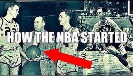 How the NBA Started! The Birth of the National Basketball Association
