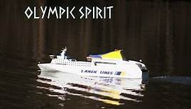 ANEK LINES RC MODEL Ferry H/S/F OLYMPIC SPIRIT, (ANEK,SUPERFAST) Modell 1:100