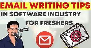Professional Email Writing Tips || Useful in Work space (Software)