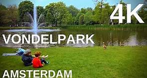 Best Park in Amsterdam - Vondelpark - 4k 50fps