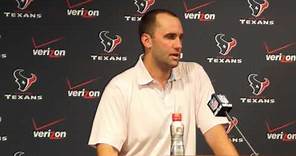 Matt Schaub Interview after Houston Texans lose to Oakland Raiders 28-23