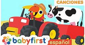 El granjero del valle con Larry - Farmer in the Dell | Canciones Infantiles | BabyFirst Español