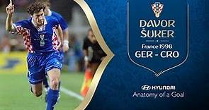 Davor Suker Goal | Germany v Croatia | 1998 FIFA World Cup
