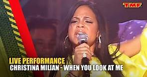 Christina Milian - When You Look At Me | Live at the TMF Awards 2002 | TMF