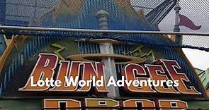 Lotte World Adventure Amazing Rides || Bungee Drop
