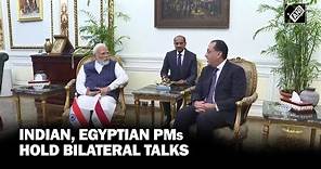 PM Modi holds meeting with Egyptian Counterpart Mostafa Madbouly