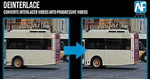 Deinterlace: Convert Interlaced Videos into Progressive Videos in Amped FIVE